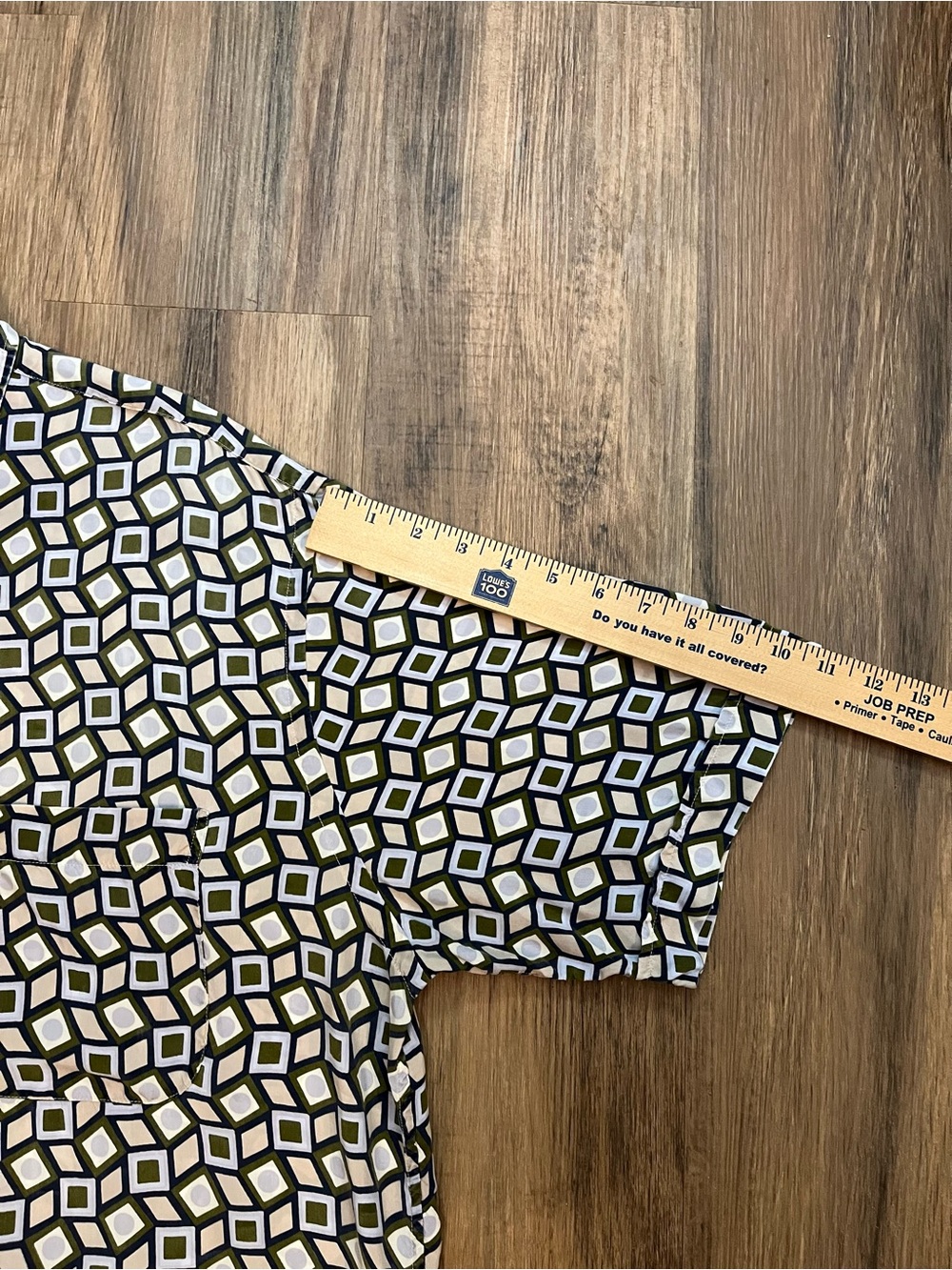 VTG Solemare Maus & Hoffman Geometric Shirt Men’s Sz XL “Vegan Silk” Multicolor - Picture 13 of 15